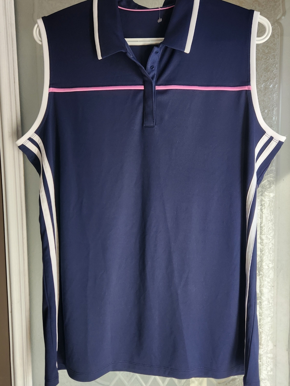 NWT Callaway Navy Sleeveless Polo